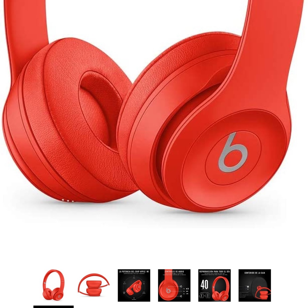brand new -red Beats Solo3 Wireless On-Ear Headphones